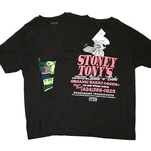 Open 925 Stoney Tony's and Mr. Sticky Trees L Tee's Wake & Bake T Shirts (2)